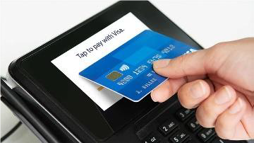Hand Using Credit Card