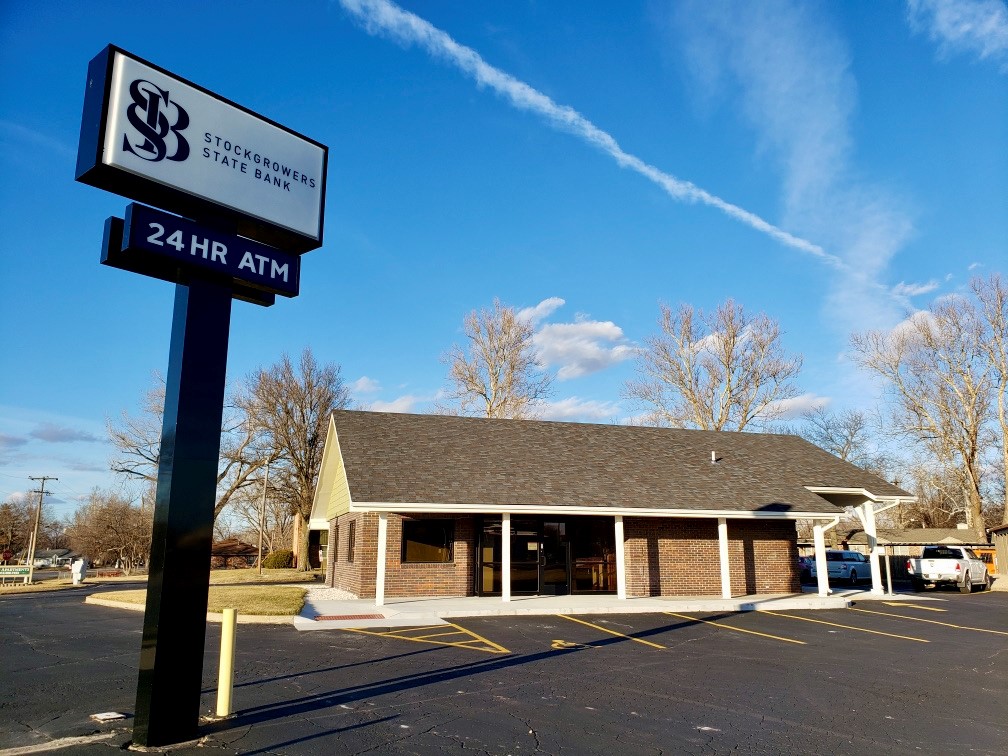 Silver Lake Branch Building with Sign