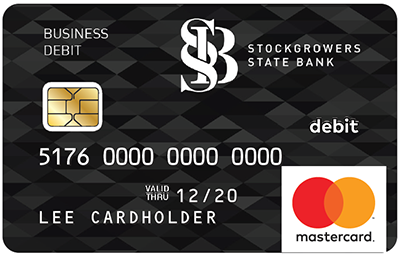 dark business debit card