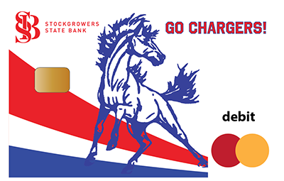 Chargers Design debit card